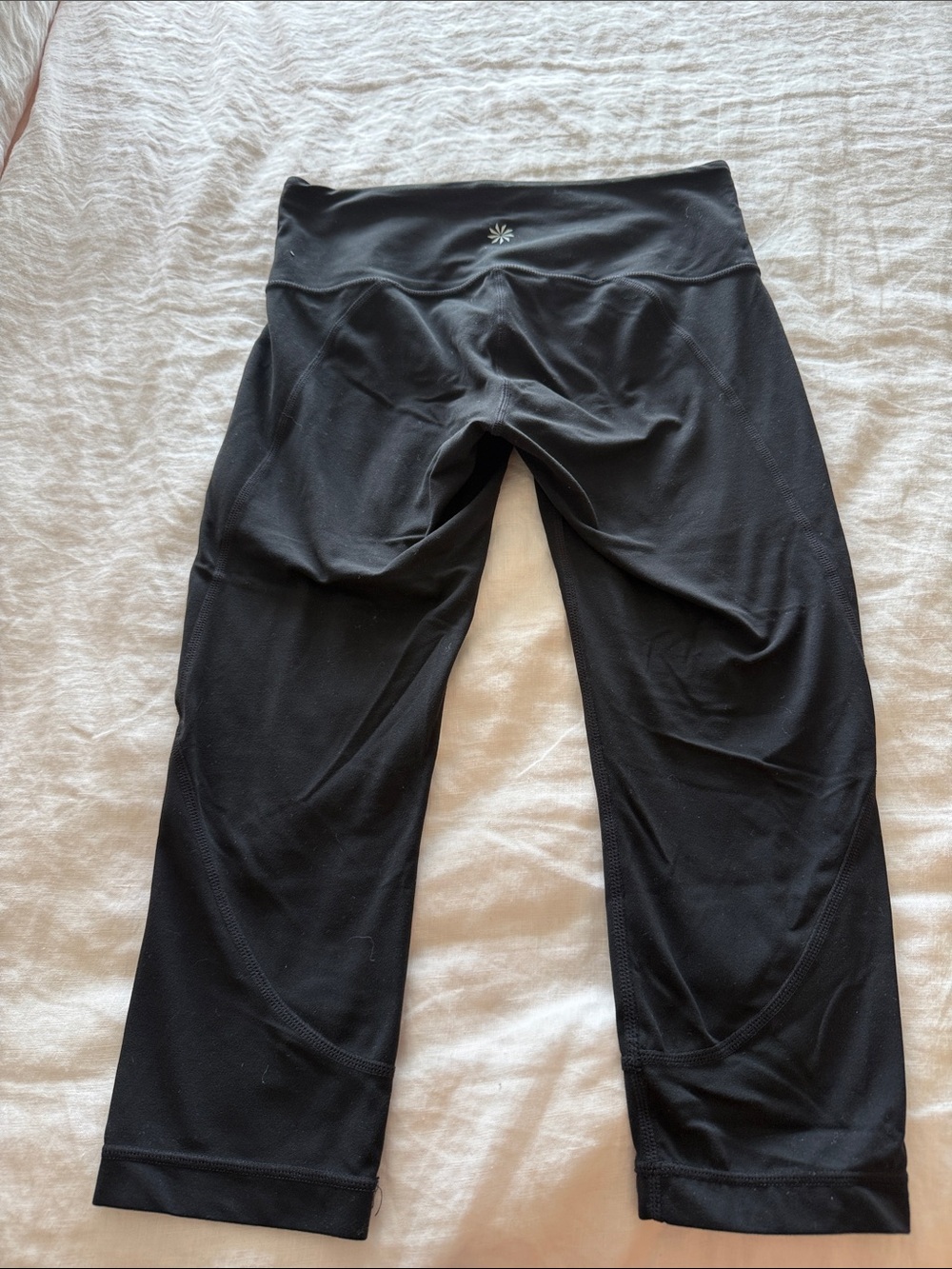 Athleta Size S Petite Women’s Black Athletic Capri Leggings